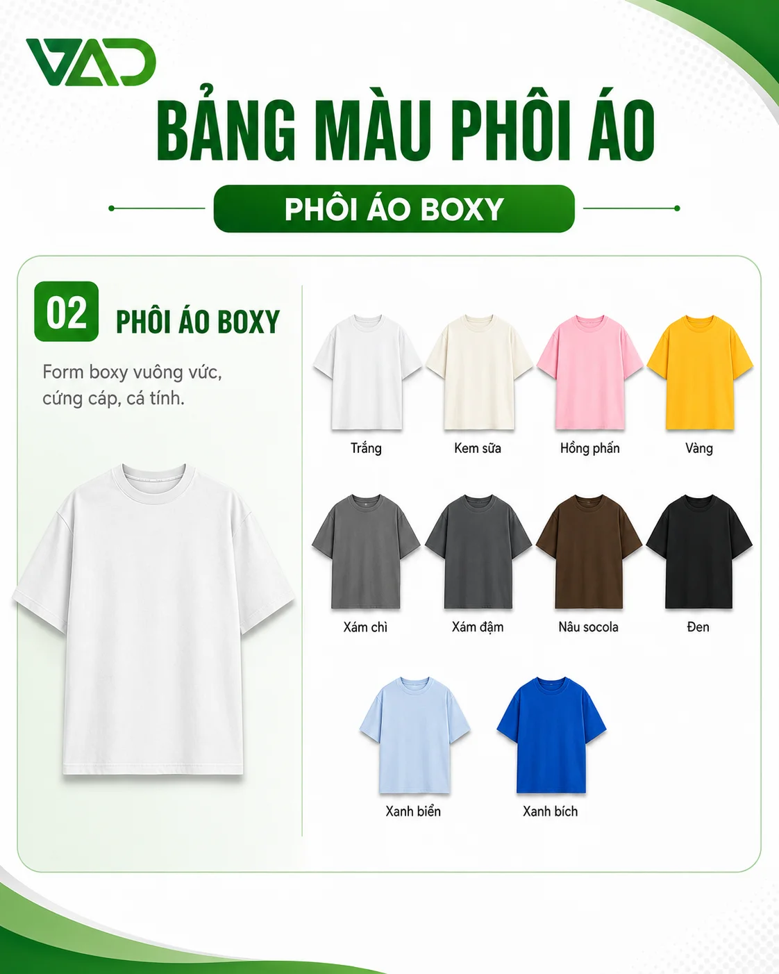Phôi áo boxy