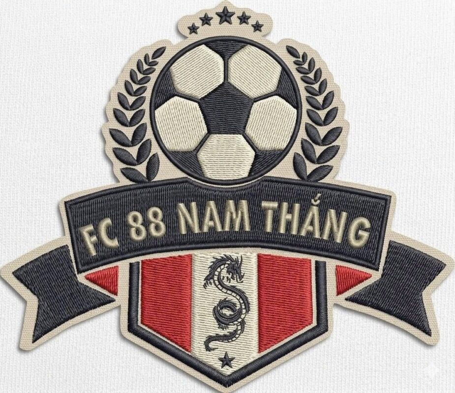 pet giả thêu logo