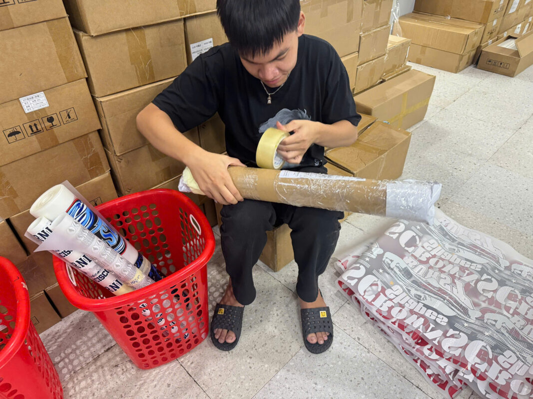 đóng gói và giao hàng